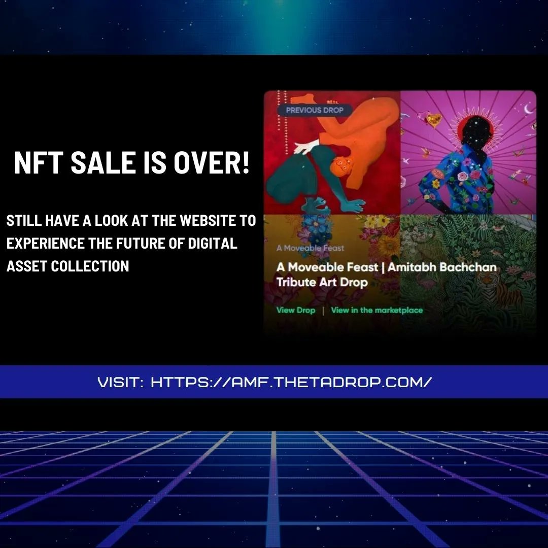 Sonytalentven's tweet photo. We had partnered with @ThetaDrop to bring in a new experience with an easy to use platform for NFT buyers for our recent drop on Artworks inspired by Amitabh Bachchan.
#setvi #thetadrop #NFTs #art #nftart #crypto #cryptowallet #web3 https://t.co/Wr80NpOA0J