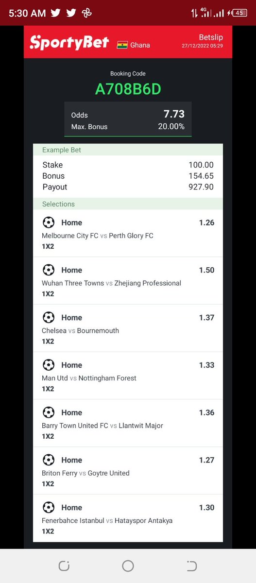SportykingGH's tweet photo. Welcome all new followers. Let's end the year with this cool win. Remember to retweet for others to also benefit. A708B6D https://t.co/4vLLFhI5iS