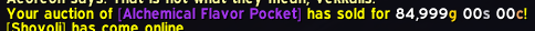 the action on flavor pockets has heated up tremendously in the past hour. if you didnt get in by now it's probably too late