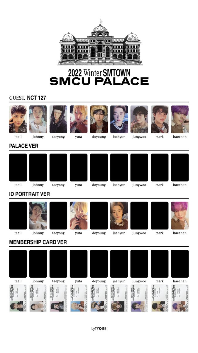 2022 Winter SMTOWN - SMCU Palace NCT 127, NCT Dream, WayV