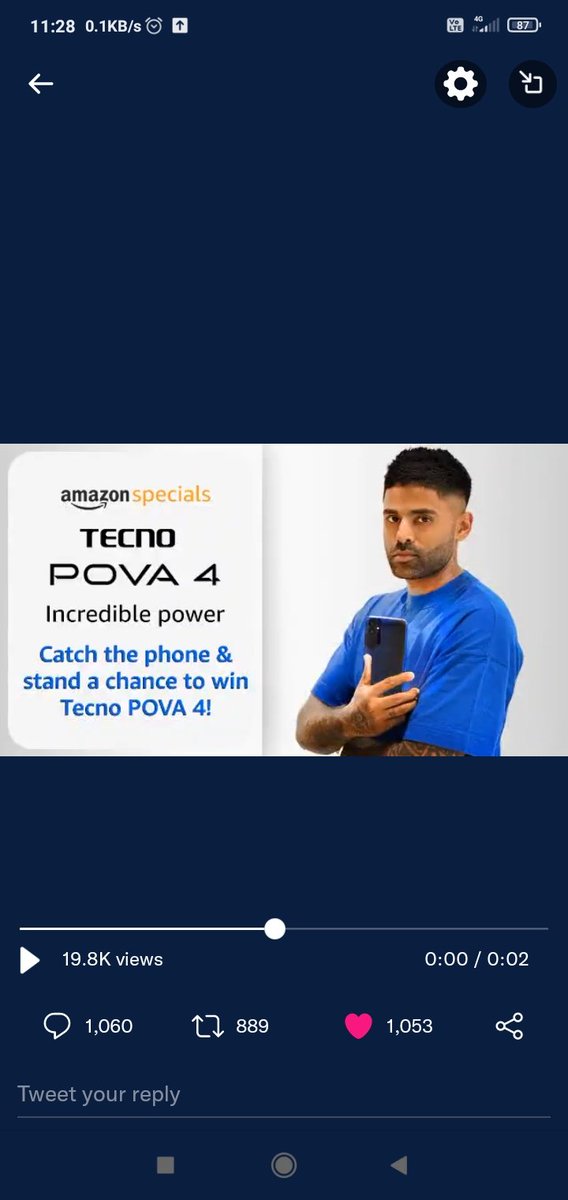 ash_gupta16's tweet photo. Here's my perfect screen shot team. 🤞🤩
#TECNO #TECNOMobile #POVA4 #IncrediblePower #DareToHustle #Contest
@amazonIN
Join:-
@v_srikanth70
@cool_bindra
@dayalojha_
@ranchikuldeep
@santosh_godage
@Deepak62032235
@Deepaadhan3
@mysterioussu https://t.co/gTtx19oHD1