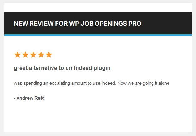 hirezoot's tweet photo. It's raining reviews🥳

Another happy customer charmed by our wonderful plugin🎉 Watch out for more exciting features in the coming days🔥

#WordPress #CustomerSupport #PluginReview #JobListingPlugin #HappyCustomer #RecruitmentPlugin https://t.co/wbBM4HnZ2I