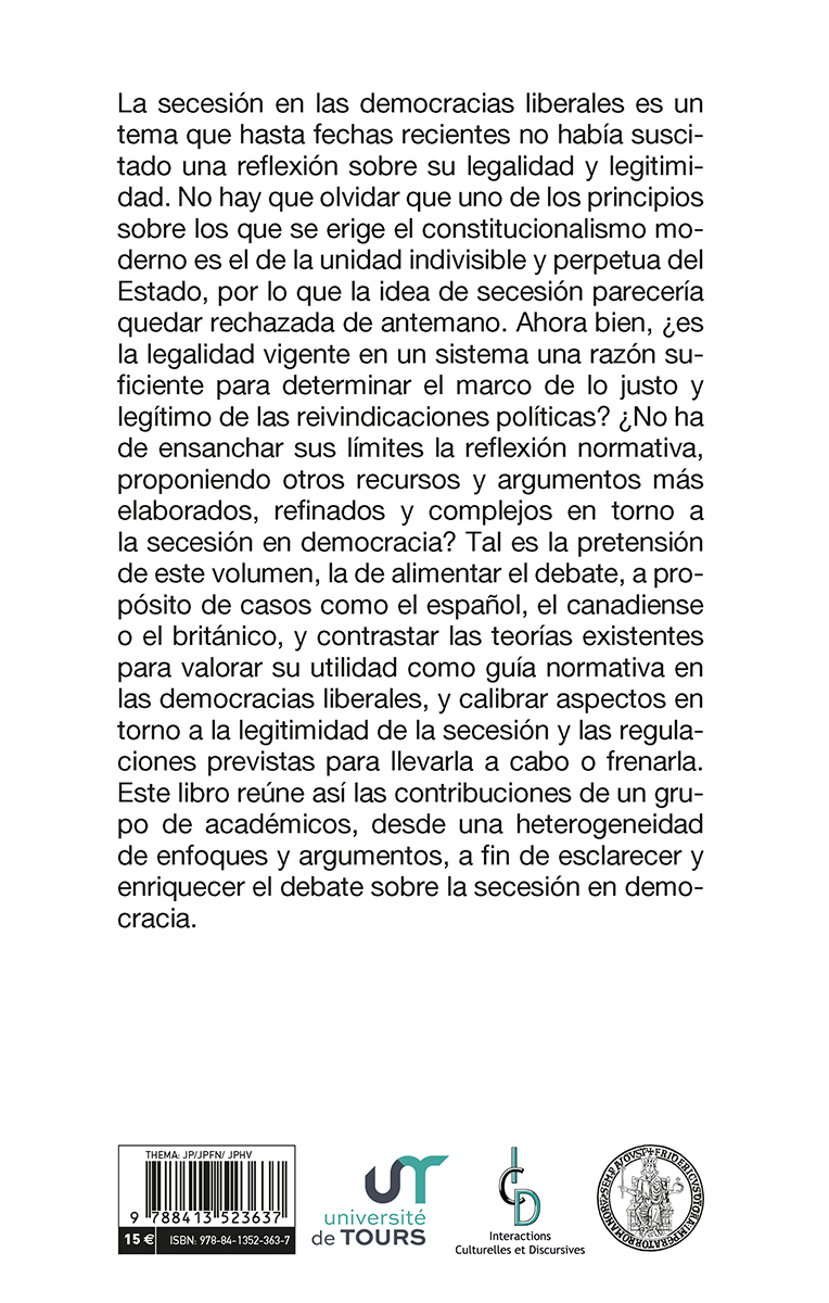 'La legitimidad de la secesión a debate', de Jorge Cagiao y Conde, Gennaro Ferraiuolo <a href="/GennaroF74/">Gennaro Ferraiuolo</a>, Pau Bossacoma, Jule Goikoetxea <a href="/JuleGoi/">Jule Goikoetxea</a>, Giuseppe Martinico <a href="/martinicogi/">Giuseppe Martinico</a>, Javier Tajadura catarata.org/libro/la-legit…