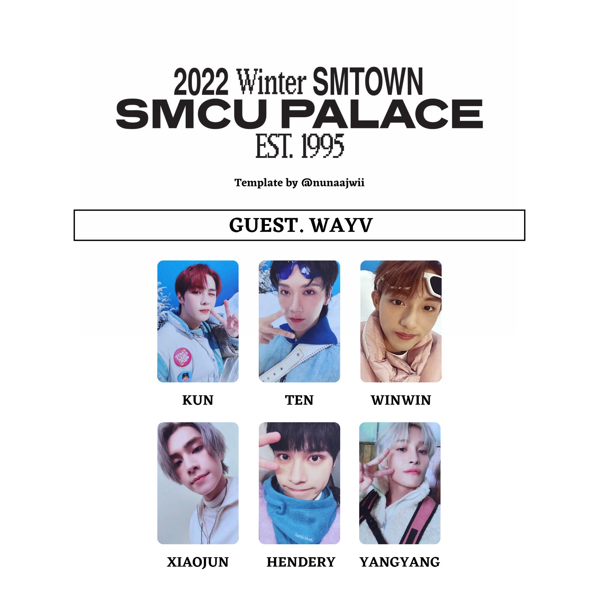 日本製・綿100% WayV テン smcu palace 2022 トレカ - 通販
