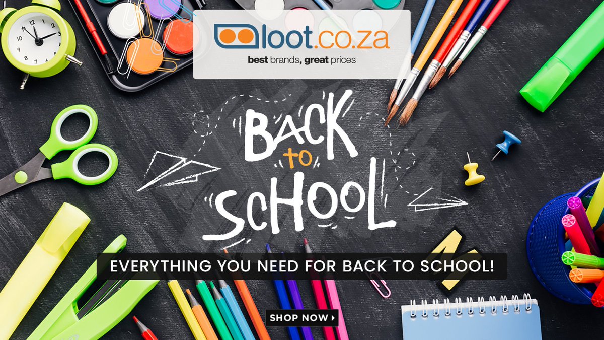 🏫 View our wide range of BACK TO SCHOOL essentials, add your must-haves to cart &amp; have all your goodies delivered straight to your door 🚪 bit.ly/3YzVzyA #ShopOnline #BackToSchoolEssentials 

PS. Swipe your <a href="/MySchoolSA/">MySchool SA</a> card at checkout &amp; give back every time you shop 🧡