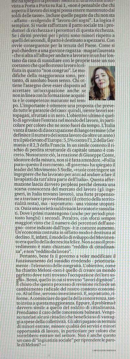 Veronica De Romanis tweet media