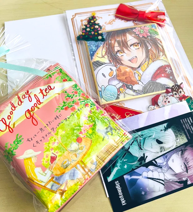 SGN様 の素敵なご企画に参加させて頂きましためっちゃめちゃ可愛いイラストありがとうございますSGN様のイラストが大好きすぎて!もぅ本当に最高です!宝物にしますさらに紅茶までプレゼントにいただいて!紅茶大好きなのでダブルで嬉しすぎますありがとうございます 