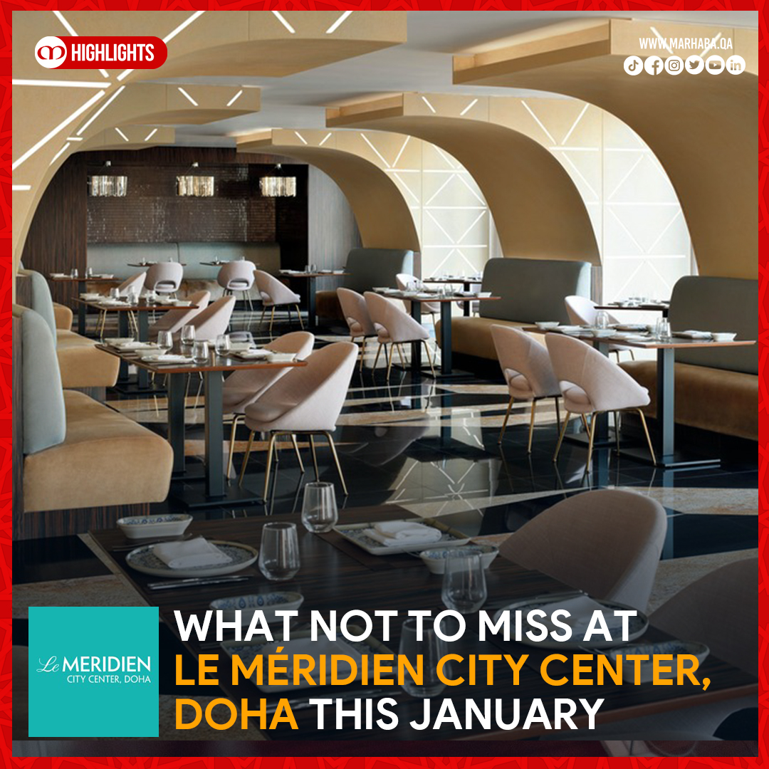 A new year means new offers and promotions - especially at <a href="/lemeridiendoha/">lemeridiendoha</a>

This new hotel has plenty of spectacular new offers including ladies nights, golden hours, lunches and dining menus!

Click here to explore what else is happening at Le Meridien: bit.ly/3txmDQC