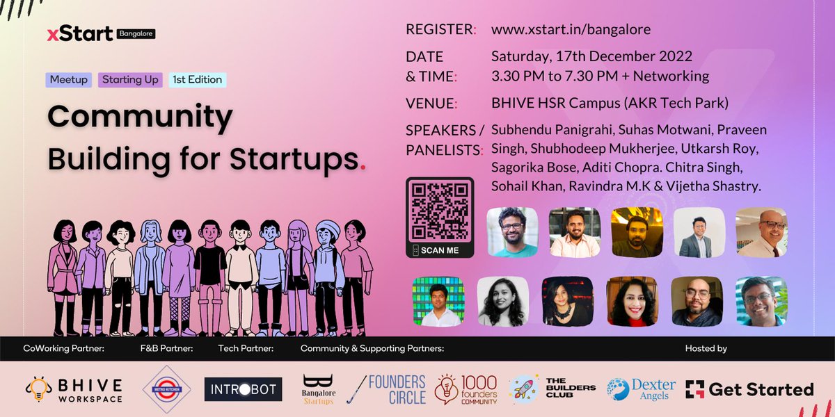 forweb3media's tweet photo. ✨xStart Bangalore – Community Building for Startups by @xstartorg 

Speakers @skipiit, @MotwaniSuhas, @aditichoprax, @shubhothegreat &amp; OGs

Wen? 17th Dec | 3:30 PM - 7:30 PM
https://t.co/7E1yCcC3XO https://t.co/8R9lA1Kdcz