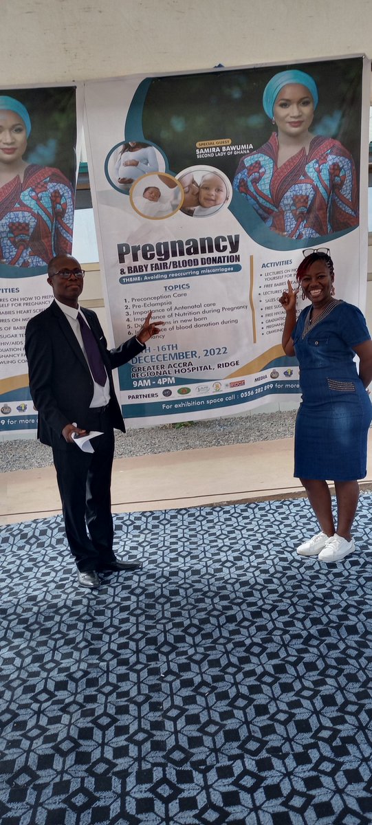 apec_gh's tweet photo. APEC Ghana Executive Director participates in the on-going:

2022 Pregnancy &amp; Baby Fair/Blood Donation @ Greater Accra Regional Hospital (15th &amp; 16th Dec) .

JOIN US...! JOIN US! 

 @KPrettykoiwah
@mohgovgh @_GHSofficial
#maternalhealth #newbornhealth #sdg3 #Health4All https://t.co/qIsDYLh8id