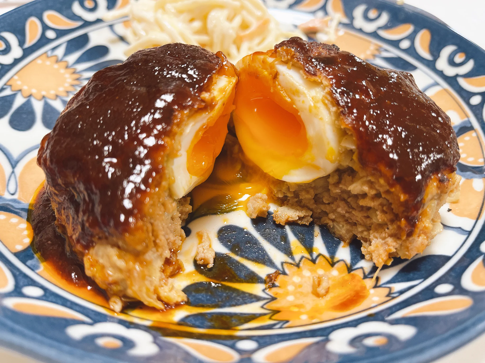昨日バズってたハンバーグ作ってみた！  