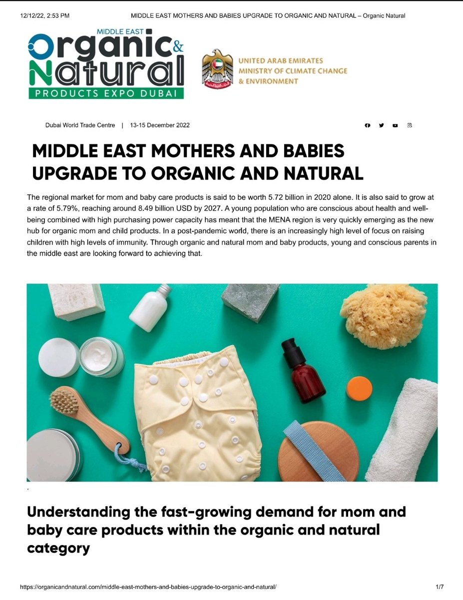 IsmailSerhan's tweet photo. Today is the last day of Organic &amp; Natural Expo 2022 
Hear it from experts https://t.co/1sBntMWQ5c 

#OrganicNaturalProductExpo2022 #OrganicandNaturalExpo 
#OrganicNaturalProductExpo #Nutritionalhealth
#organic #organicfood #sustainable #sustainability #health #environment #dubai https://t.co/lZmjVlRxGS