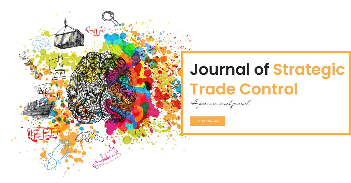 anasancob's tweet photo. Check out the new Journal of Strategic Trade Control! #JoSTC is a #peerreviewed #openaccess journal for #academics #practitioners &amp; #decisionmakers on #strategictradecontrols launched by @UniversiteLiege Call for papers now open! Honoured to be part of it➡️https://t.co/LPTLp94VGh https://t.co/nAKSuTuF5D