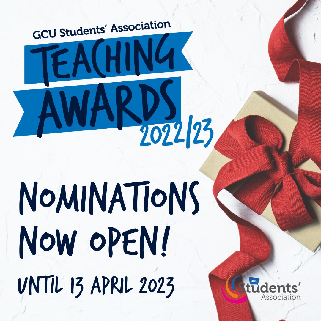 Not sure what to get that Sensational Supervisor or Terrific Teacher at GCU? Then this is the post for you! This holiday season show your appreciation for a GCU staff member that has gone above and beyond by nominating them for a Teaching Award! gcustudents.co.uk/teachingawards