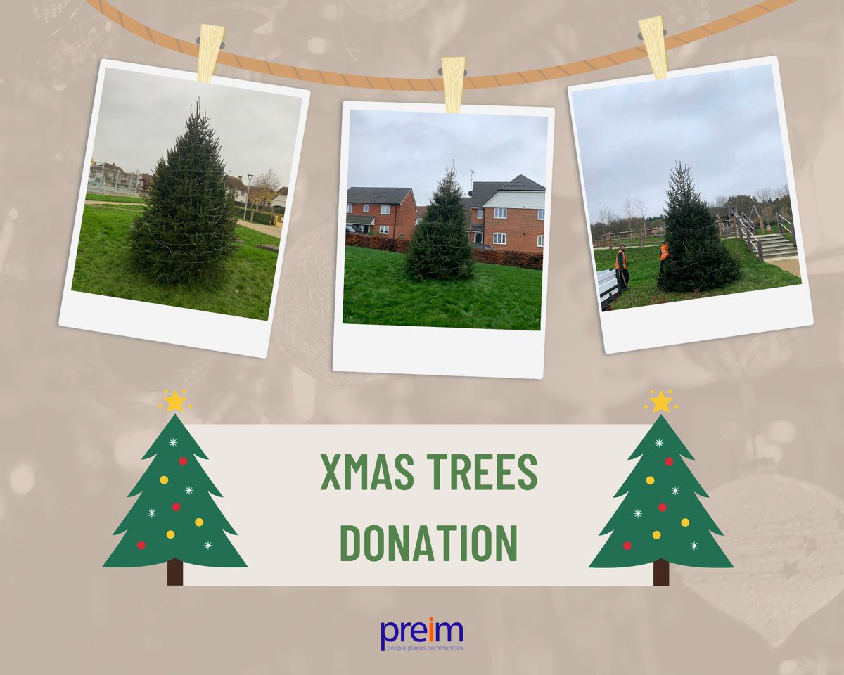 There’s no better way to get into the Christmas Spirit than putting up the Christmas tree 🎄
At Preim we recognise, however, that the festive spirit doesn’t need to stay only at home.
That’s why we have donated fifteen 20-foot Christmas trees to some of the estates we manage!