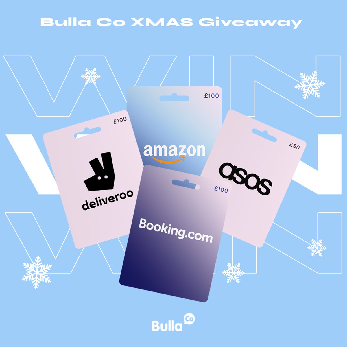 We are feeling extremely festive over at Bulla Co, and Christmas is all about giving so we’re doing a HUGE CHRISTMAS GIVEAWAY! 🎅 
£350 worth of prizes to be won - head over to our Insta to enter! 
instagram.com/p/Clyo2pYqa3H/
#giveaway #christmas