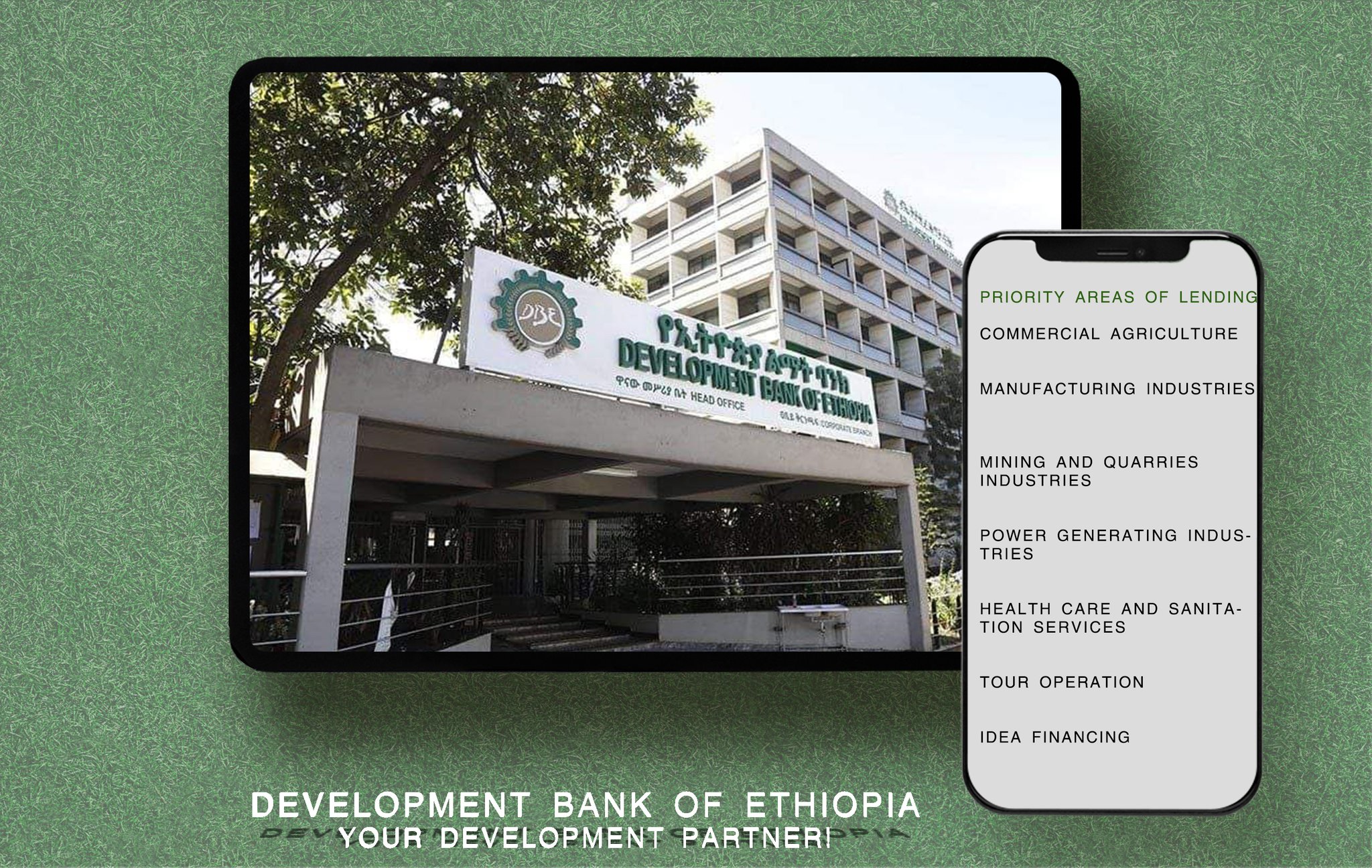 Development Bank of Ethiopia on Twitter "Priority areas of lending 