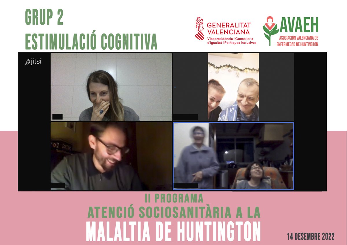 Estimulació cognitiva AVAEH · 14 des 2022
Grup de lectura · Llegim poesia 
💙🧠💜🧠💙💙🧠💜🧠💙
#MalaltiaDeHuntington #EnfermedadDeHuntington #HuntingtonsDisease