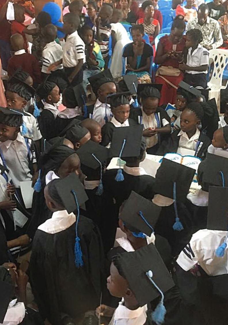 Congratulations to the Top Class on their Graduation, ready to move up to Primary 1 class next year 🎓🤍🎓 (reposted from @kaasouganda on Instagram)