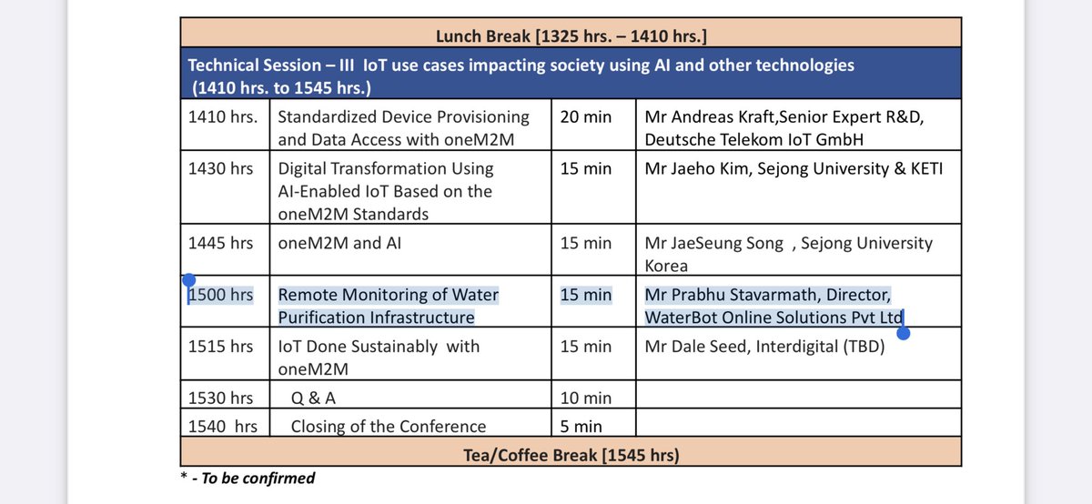 RefillBot's tweet photo. @RefillBot is presenting its case study at the @CDOT_India Global Conference on Growth of IoT/M2M Ecosystem through standardised implementation.

@savitripatil_ @Stavarmath @STPI_IoTOpenLab @stpiindia @STPIBengaluru @ArrowGlobal https://t.co/QjShwfv8eN