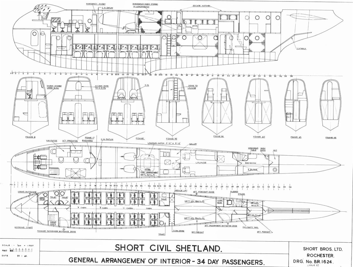 The flying boat intended to replace the Short Sunderland...the mighty Short S-35 Shetland.
Just imagine RAF Pembroke Dock having two squadrons of this type based here in the 1950s. 
Sadly for us, the Shetland was cancelled with the end of hostilities. A civil version also failed.