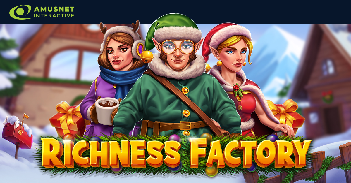 amusnetinteract's tweet photo. Ho-ho-ho! 🤶
Come into the Christmas world of Amusnet Interactive with our brand-new game! 🎄
Richness Factory is here!
Learn more here: https://t.co/LlLcy8u5Tw
#WeMakePeoplePlay #amusnetinteractive #richnessfactory #igaming #newgame #gamerelease https://t.co/eJai706phR