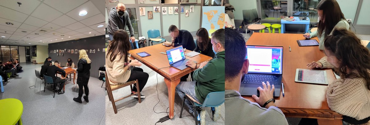 BridgesHorizon's tweet photo. The formative evaluation sessions for Pilot 1 at @ATH_airport and Pilot 2 at @Hellenic_Cosmos ended last week.

The @uoaofficial team administered pre- and post-experience activities.
In the next few days, reports will be released!

Find out more on https://t.co/zhdctdpJuO https://t.co/GiEwqag6Ln