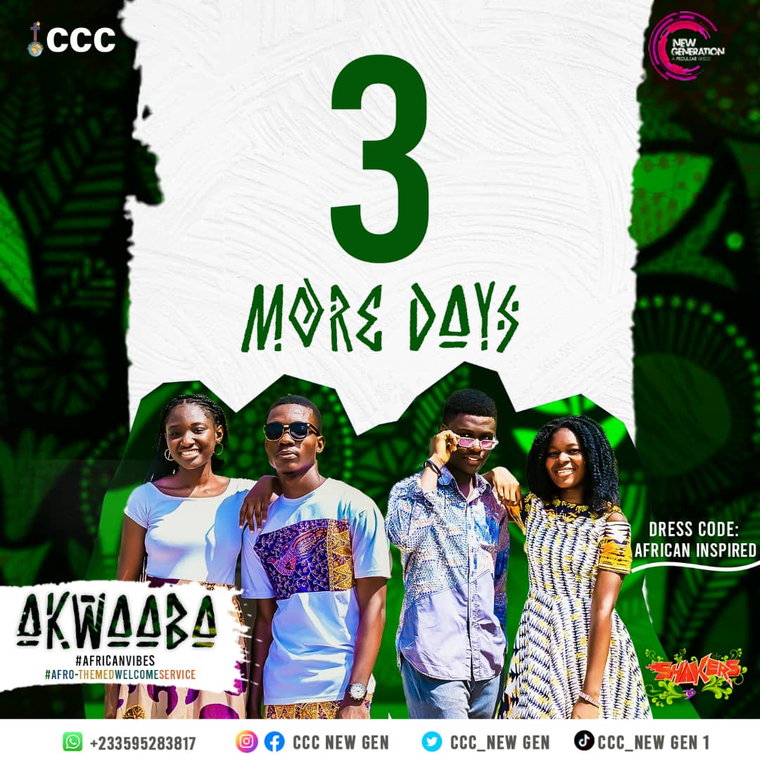 ccc_newgen's tweet photo. 🥁
AKWAABA is in 3 days 🔥
You will definitely want to join us this Sunday as we welcome our wonderful Shakers from and school &amp; thank the Lord for seeing them through the semester 🤗🫂
The dress code is African inspired clothes so try to come in your beautiful African clothes https://t.co/TP143y0LBD