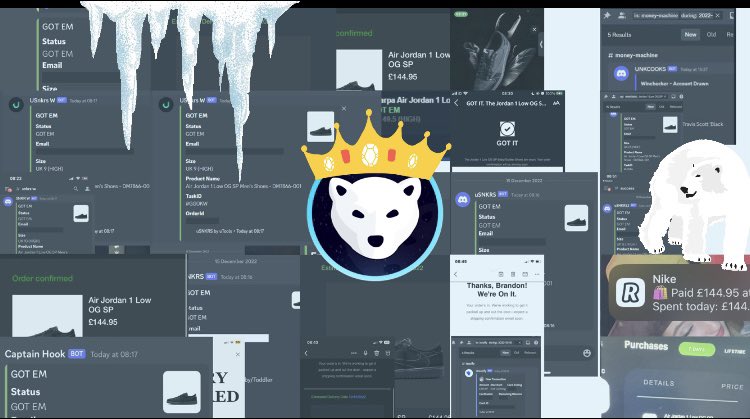IceyIsps's tweet photo. ❄️TODAYS TRAVIS SUCCESS❄️

TRAVIS/PANDAS WHATEVER DROP WE COOK CONSISTENTLY!

1 Early access role to DCs/isps to be won just:
 
Follow ✅
Retweet ✅ https://t.co/05ZnFht0U3
