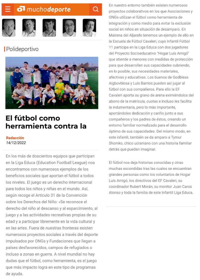 ed_league's tweet photo. 🧡🖤🤍⚽ El fútbol como herramienta contra la exclusión social 👇🏼
https://t.co/F32MDdNvXH
#Muchodeporte #EFL #EducationFootballLeague #LigaEduca #UnaLigaDistinta
@ed_league @muchodeportecom @AlRescate_Mdxt @pipas_reyes @soccerfactoryes @udmairealj https://t.co/RDvZWdVgsu