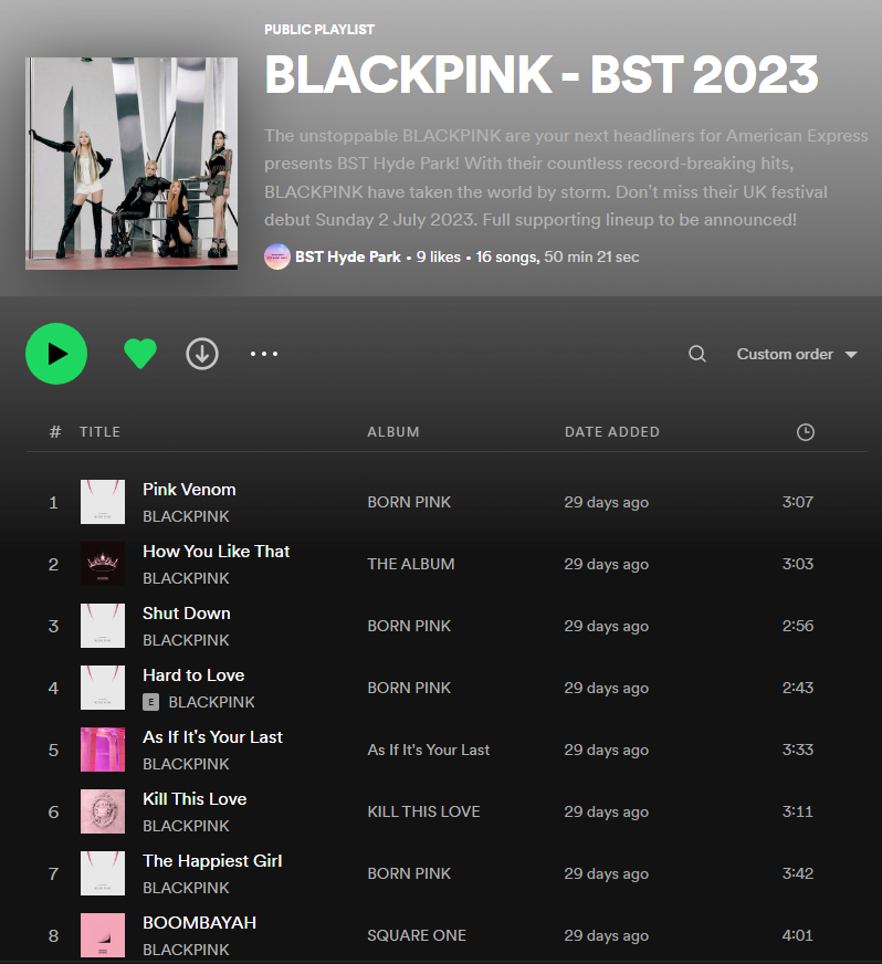 BLACKPINK UK Fanbase (On vacation) on Twitter "Show BLACKPINK at