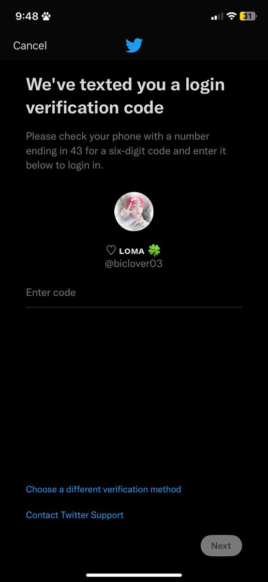 biclover03's tweet photo. เธรดแก้แอคล็อค สำหรับคนที่เปิดการยืนยันตัวตนแบบ 2 ปัจจัย (two-factor authentication) แล้ว sms ไม่ส่งเข้ามาที่มือถือ https://t.co/s2Hfp4jLxd