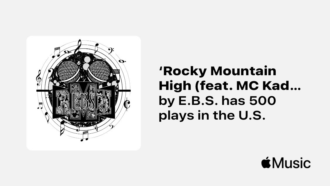 jaredeborn208's tweet photo. Thank you 🏔️💨 for the #fivehundred #500

Just passed a new Milestone on @AppleMusic. Thanks for listening!
https://t.co/hDZ3hFGiae https://t.co/23Iy8KRpxg
