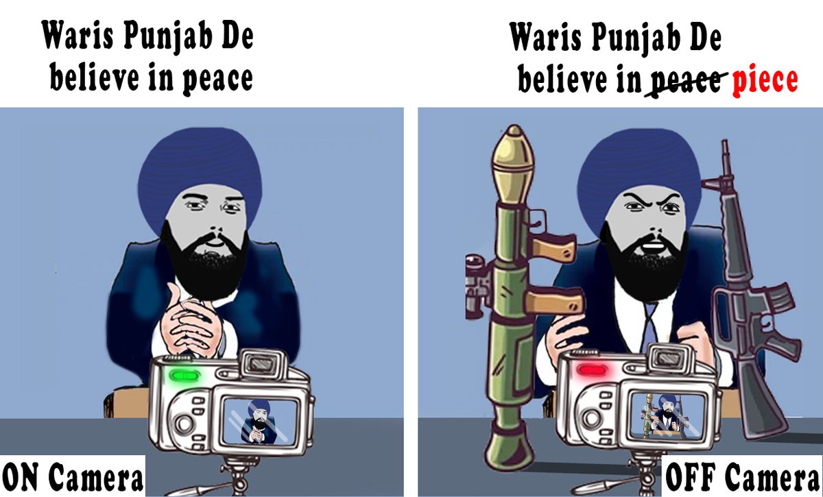 SikhiShaan's tweet photo. Reality of #AmritpalSingh 😂
#KhalsaVaheer #FakeAPS #amritsar #pendu #Khalsa #JusticeForDeepSidhu #DeepSidhu #Khalistan  #AmritpalSingh   #Khalistani #KhalistanReferendum #Sikhs #Sikh  #Sikhism #sikhregiment 
@amardeepgill66 https://t.co/siyPVFMVfm
