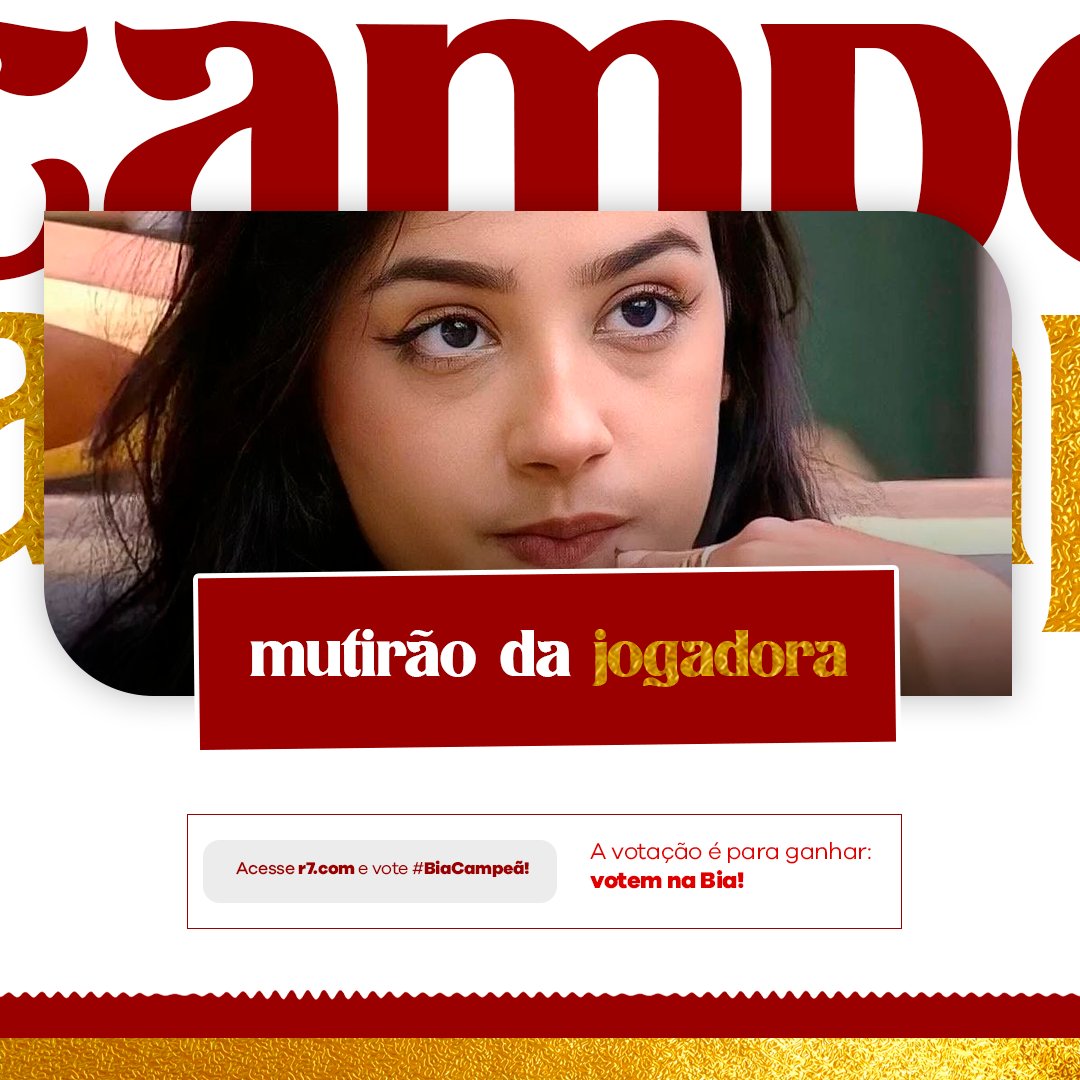 biamiranda's tweet photo. 🌶 MUTIRÃO DA JOGADORA 

🔥 50 VOTOS NA BIA, UM EMOJI

🕰 ENCERRAMENTO: 5H
 
💰 VOTE BIA PARA GANHAR!

🛜 LINK: https://t.co/X6zO3eSwg3

#BiaCampeã | #FinalAFazenda https://t.co/QY7H3TUZDq