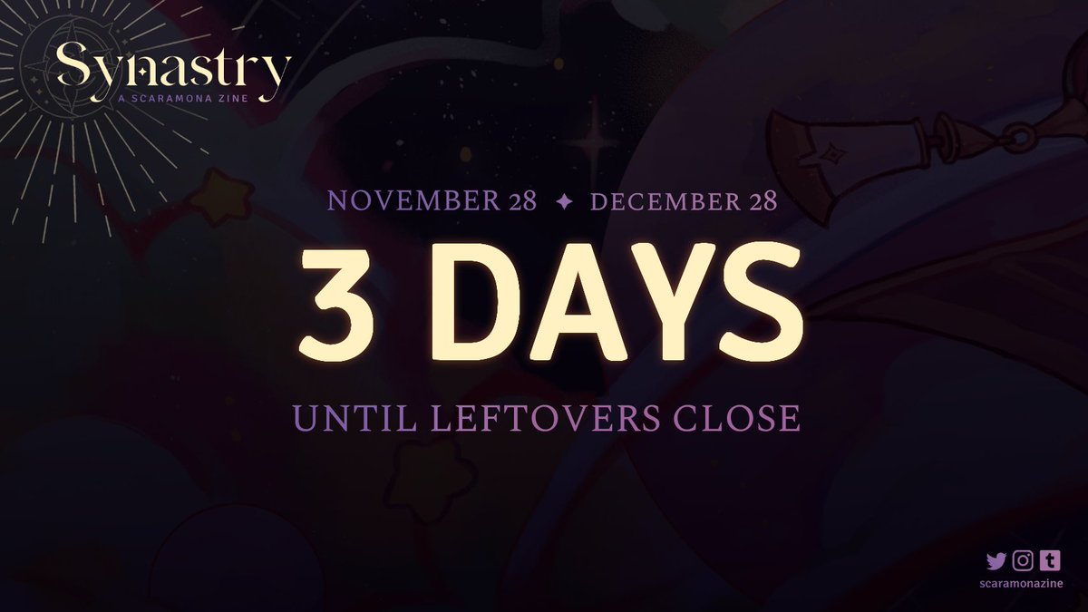 scaramonazine's tweet photo. 🌟LEFTOVER SALES CLOSE IN 3 DAYS!🌟
There's only 3 days left until leftover sales close! Don't hesitate to get our scaramona goodies if you're interested, as time is running out!

🛒: https://t.co/ZbzZMI2zqd https://t.co/tmZRLi7N5J