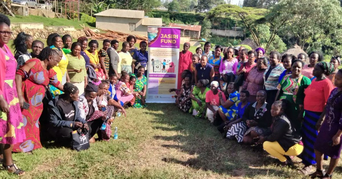 GROOTSKenya's tweet photo. Yesterday in #Kakamega County we onboarded new #Jasiri Fund members.

Jasiri Fund is the first of its kind in Kenya, providing financial support to survivors of Gender-Based Violence (GBV).

#jasirifund https://t.co/313N1kKpaI