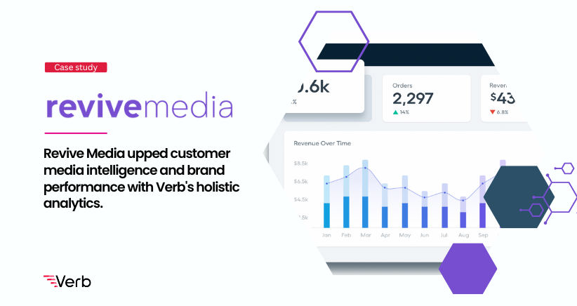 VerbData's tweet photo. A case study, that would interest you beyond media spend analysis of holistic approach for democratizing self-service analytics.
Revive Media upped its customer media intelligence and brand performance with Verb's holistic analytics.
https://t.co/OqoLrJBXhu https://t.co/Yp9q8HNyo0