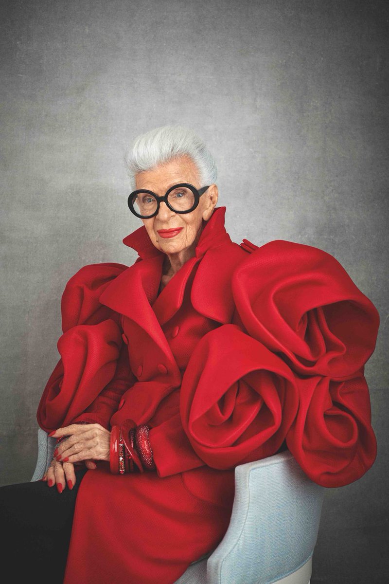 Arashleatherbag's tweet photo. American interiors and textile entrepreneur Iris Apfel who at 100 years old is still shaking up the fashion style.
Her amazing quote “if you don’t dress like anyone else you don’t have to be like anyone else” are words to live by.
#Dubai #Arash_leather https://t.co/IkrdK29uPL