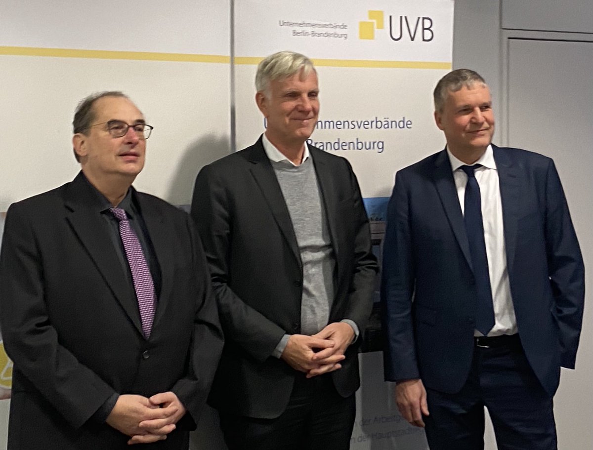 Heute zu Gast bei der UVB: #Berlin s Wirtschaftssenator Stephan Schwarz. Das Thema: Was muss passieren in der #Wirtschaftspolitik? Das Ziel: starke Wirtschaft, starke Stadt. #AGHWahl2023