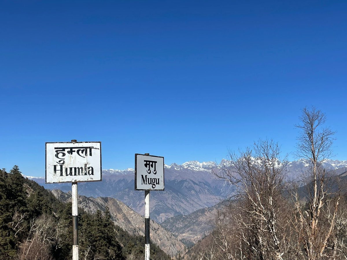 NicolaPollittUK's tweet photo. Excited to be up on the Mugu/ Humla border, handing over the Mugu Humla link road to the government of Nepal 🇳🇵. The link road has more than halved transport and food prices for local people. On behalf of 🇬🇧 I wish the people using this road the very best. #UKaid https://t.co/VtOtPmgd1k