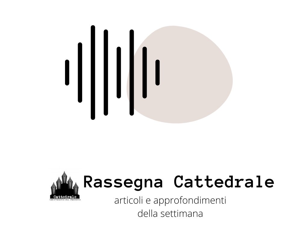 La #RassegnaCattedrale  😎

📚 <a href="/DLambruschini/">Debora Lambruschini</a>  e il mistero ammaliante della scrittura di Flannery O'Connor, @minimumfax 
👉🏻 bit.ly/3FKRUGP

📚gli otto movimenti di Giacomo Sartori, <a href="/ExormaEdizioni/">Exòrma Edizioni</a>  
👉🏻 bit.ly/CattedraleVetr…

📚 <a href="/piattinicinesi/">anna</a>  su Giorgio Ghiotti
