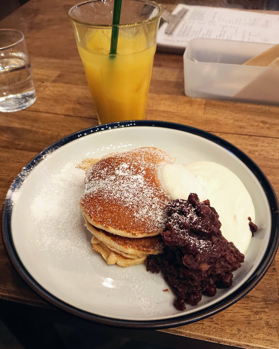 kazuee0418's tweet photo. お昼はパンケーキ‼️
#icou #dininggalleryicou #イコウ #自家製あんこのパンケーキ #プリン #七尾グルメ #甘々 https://t.co/63YhYqPvc1