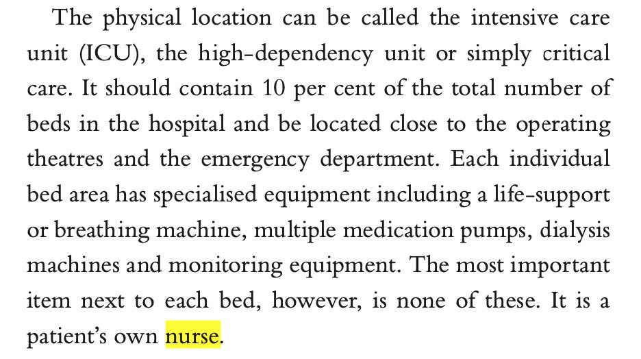 The most important thing in ICU is not the ventilator or the drugs. It is the care of a skilled and dedicated nurse. They are what makes the biggest difference. #NursesStrike