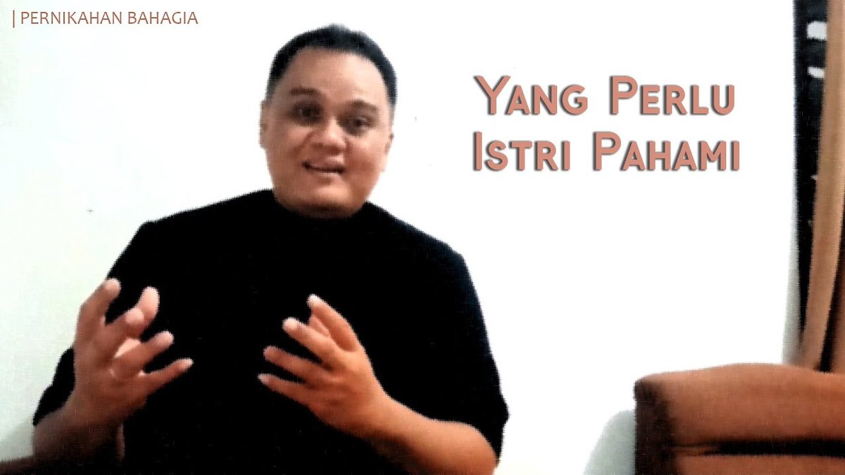 #PernikahanBahagia ep.119, Pdt. Hendra Setia Prasaja menyampaikan tentang #KebutuhanSuami yang Perlu #Istri Harus Mengerti

Mari kita simak bersama, di kanal Youtube YKB GKI TV
youtu.be/BUjcOThAeVI
Malam ini, Kamis 15 Desember 2022, pukul 20.00 Wib.

#tipspasutri