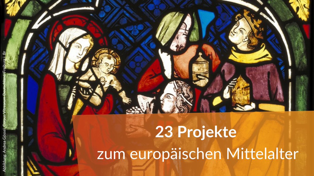 Akademienunion's tweet photo. Gar nicht immer finster, sondern auch zukunftsweisend und bunt – aktuell 23 Projekte aus dem #Akademienprogramm werfen einen erhellenden Blick auf die Epoche des Mittelalters. Zur #ZahlderWoche: https://t.co/5HUtZqqsQB @BMBF_Bund https://t.co/3xeKAizFt5