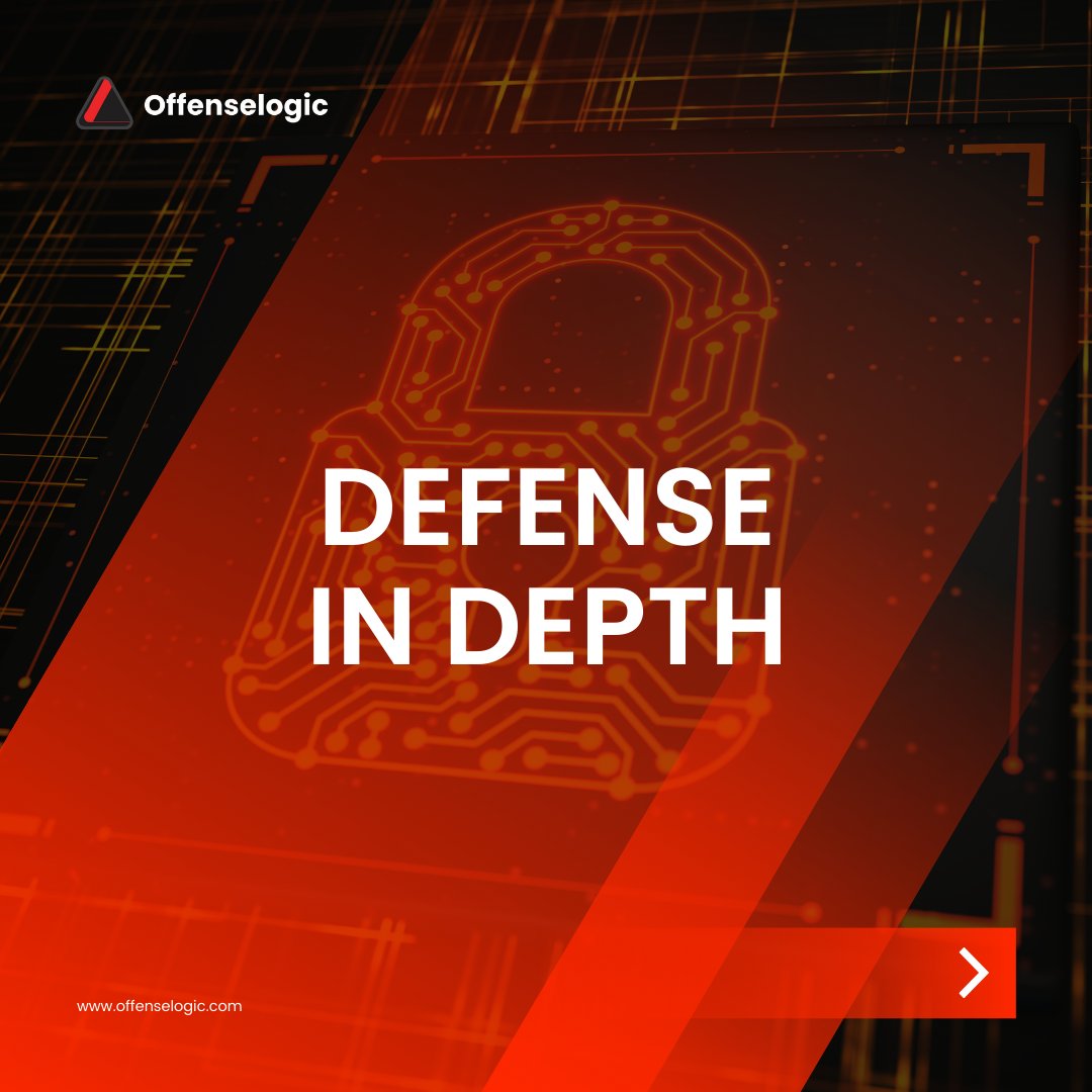 offense_logic's tweet photo. Know the defense in-depth strategy.

For complete cyber security solutions 
Email us at: sales@offenselogic.com

Offenselogic - Cyber Security Solutions

#Offencelogic #zerotrust #zerotrustsecurity #network #cyberattack #cyberresilience #cybersecurity #cybersecurityawareness https://t.co/29TROjuhWH