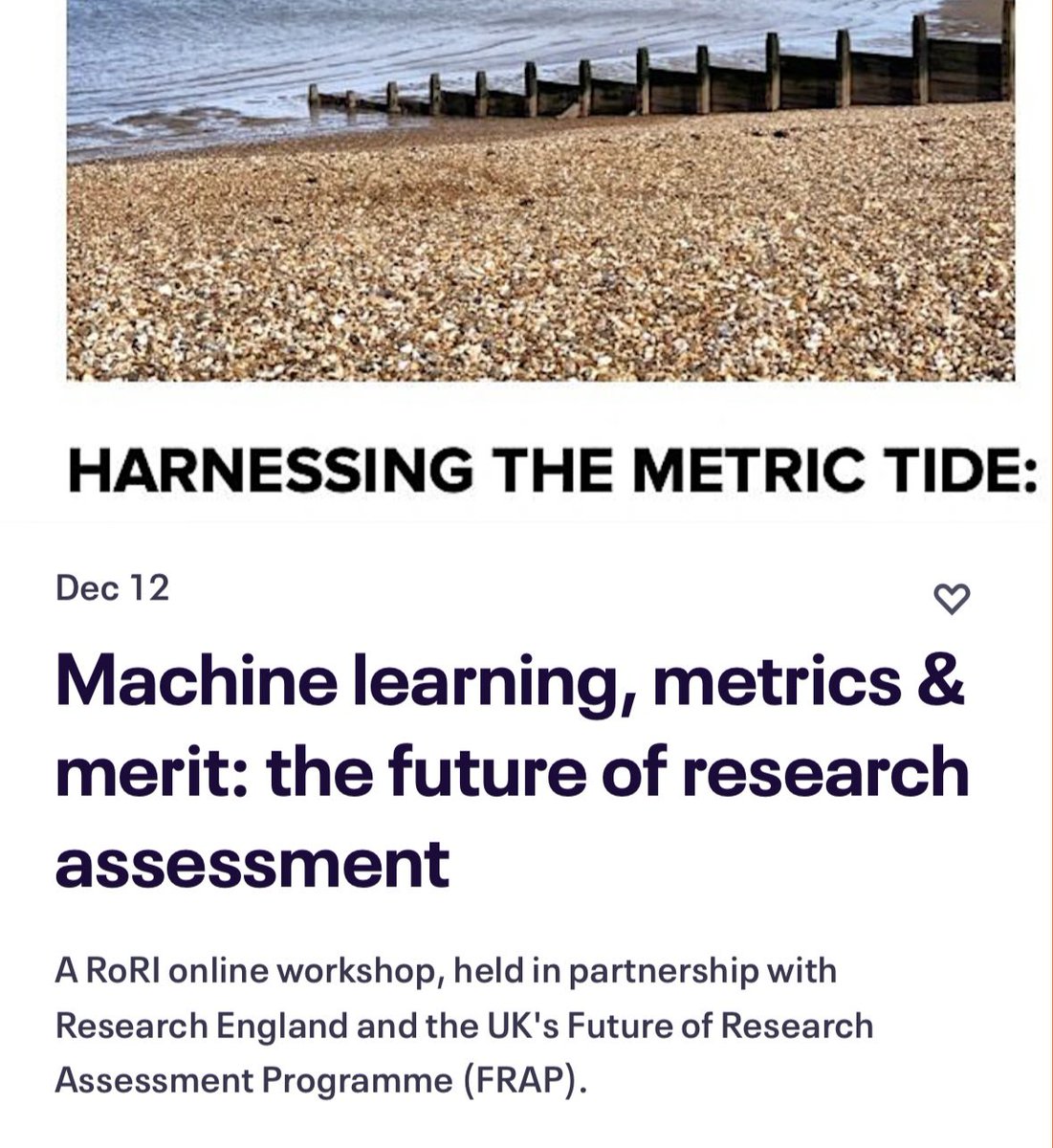 Research on Research Institute (RoRI) (@rorinstitute) on Twitter photo Machine learning, metrics & merit: the future of research assessment. Our workshop earlier this week with <a href="/ResEngland/">Research England</a> is now online to enjoy again youtu.be/q7TfNREqDJE <a href="/Stephen_Curry/">Stephen Curry</a> <a href="/LizzieGadd/">Dr Elizabeth Gadd @lizziegadd.bsky.social</a> <a href="/JessicaCorner/">Dame Jessica Corner</a> <a href="/mikethelwall/">Mike Thelwall</a> <a href="/LudoWaltman/">Ludo Waltman</a> <a href="/stevenhill/">Steven Hill</a> Machine learning, metrics & merit: the future of research assessment. Our workshop earlier this week with <a href="/ResEngland/">Research England</a> is now online to enjoy again youtu.be/q7TfNREqDJE <a href="/Stephen_Curry/">Stephen Curry</a> <a href="/LizzieGadd/">Dr Elizabeth Gadd @lizziegadd.bsky.social</a> <a href="/JessicaCorner/">Dame Jessica Corner</a> <a href="/mikethelwall/">Mike Thelwall</a> <a href="/LudoWaltman/">Ludo Waltman</a> <a href="/stevenhill/">Steven Hill</a>
