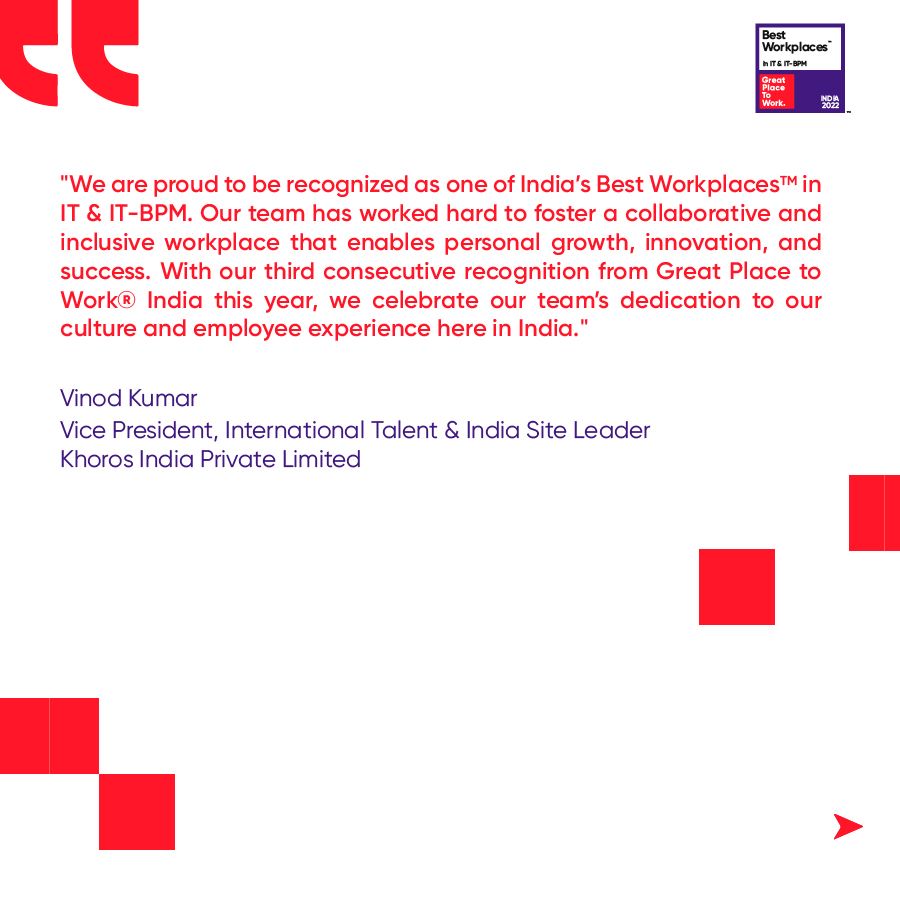GPTW_India's tweet photo. Congratulations to @GlobalLogic &amp; @Khoros

Visit here: https://t.co/k8iaZSqykM
#Gptw4all #MakingIndiaAHealthyPlacetoWorkForAll https://t.co/yKLU27fJEv