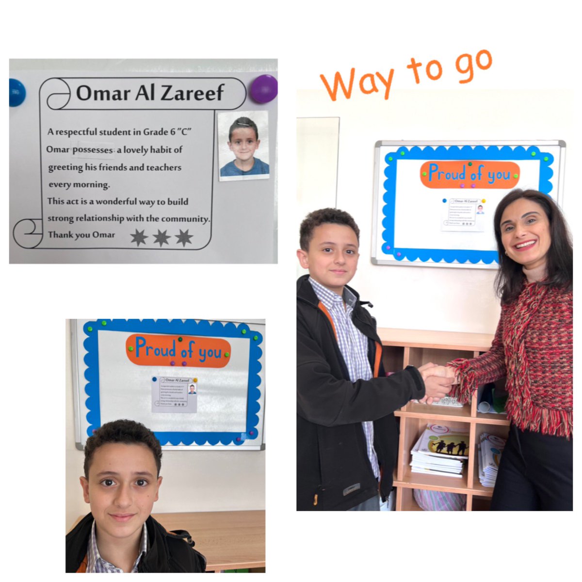 iman_nakouzi's tweet photo. Recognising #good_behaviour and appreciating it, is one of the effective strategies to promote positive habits among students #grade6 @makdawhaschool https://t.co/7TUmFicpxD